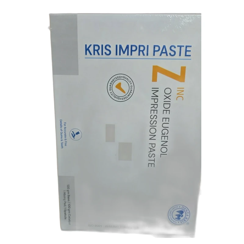 Imprtion paste   zinc oxcid sswhite