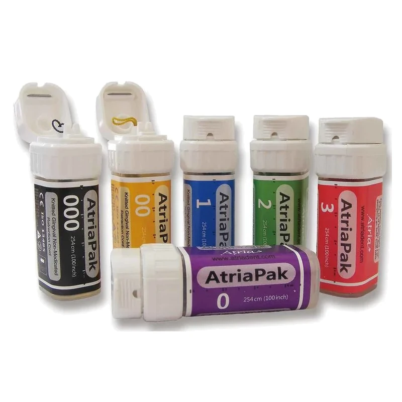 retraction cord خيط لثه مع قاطع  000